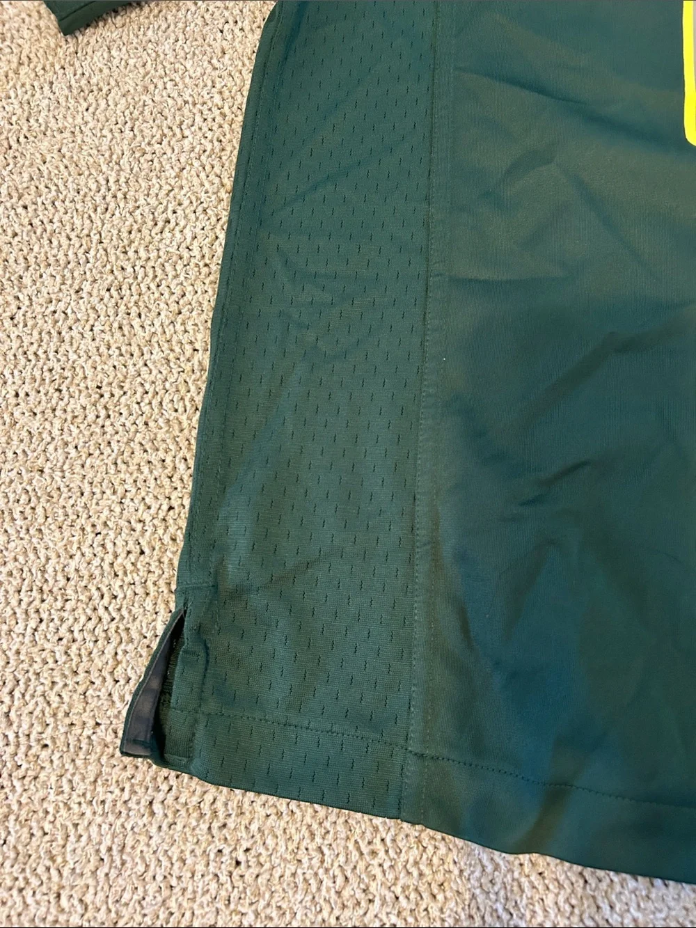 Nike Green Oregon Ducks #8 Football Jersey with Neon Yellow Trim